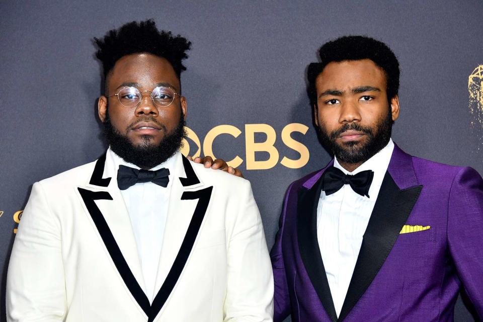 <p>Frazer Harrison/Getty</p> Stephen and Donald Glover