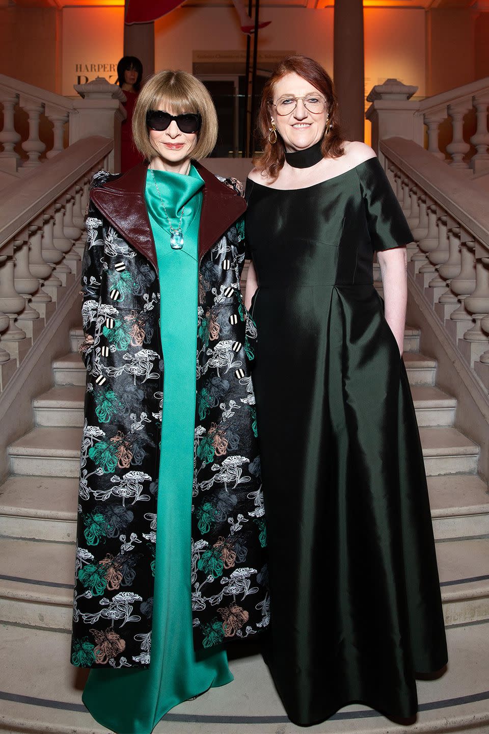 <p>Anna Wintour and Glenda Bailey</p>