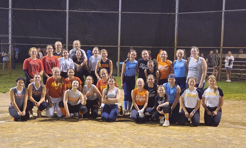 Team Todd defeated Team Sayler in the annual Hillsdale County Area Minors Girls Softball All-Star Game.