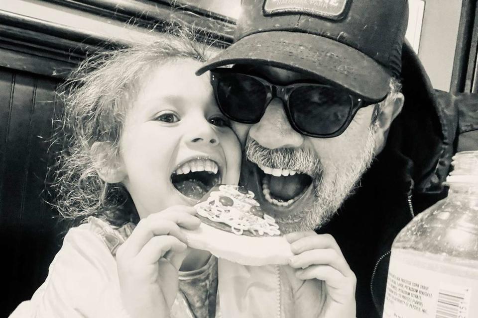 <p>Jeffrey Dean Morgan/X</p> Jeffrey Dean Morgan enjoys pizza with daughter George