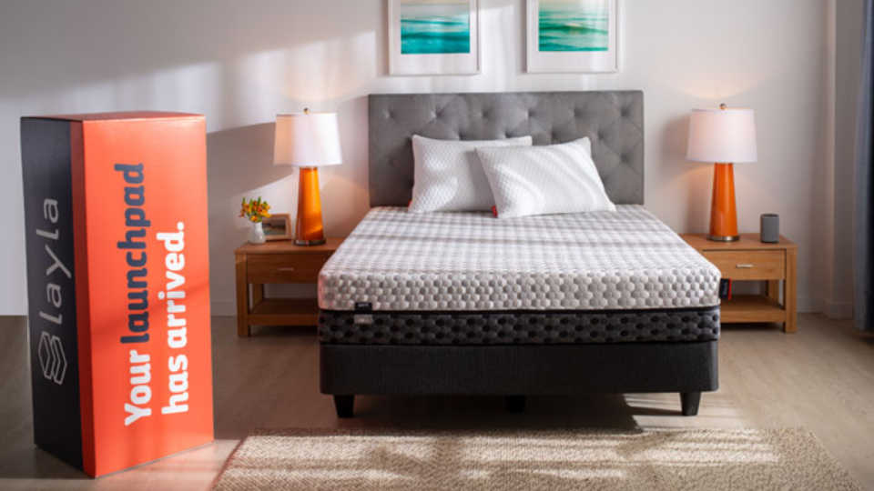 Save up to $200 on a mattress during the Layla Cyber Monday sale.