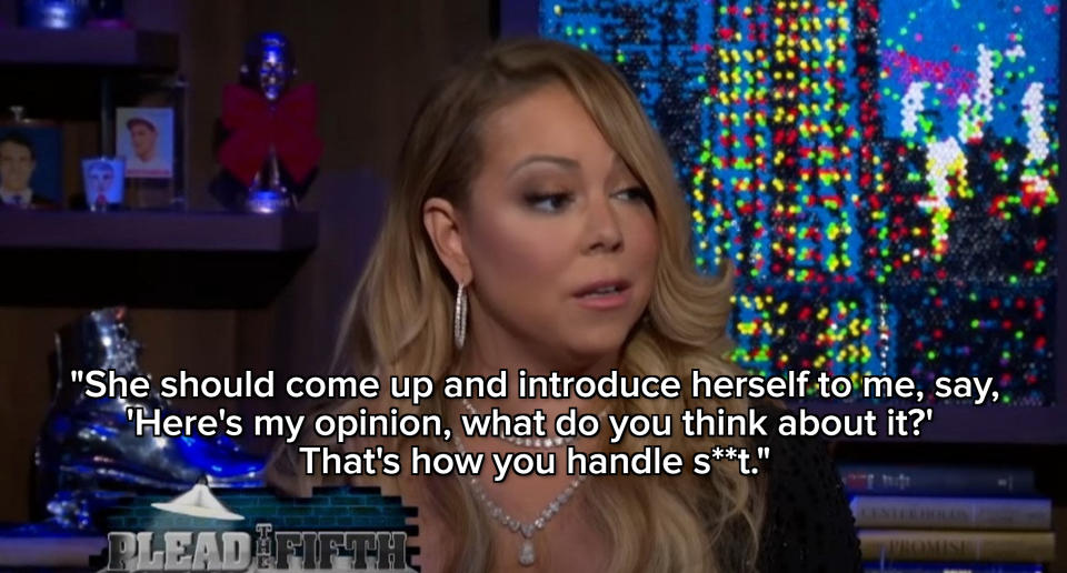 Mariah Carey on Watch What Happens Live