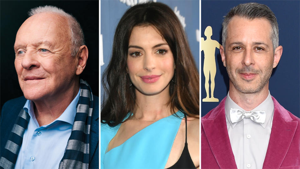 From left: Anthony Hopkins, Anne Hathaway and Jeremy Strong star in ‘Armageddon Time.’ - Credit: Deadline