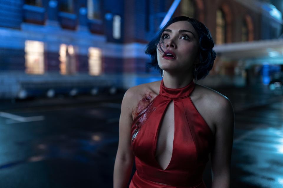 Faye Valentine’s costume was redesigned as sassy and sexy without the original’s extreme level of gratuitousness. - Credit: GEOFFREY SHORT/NETFLIX