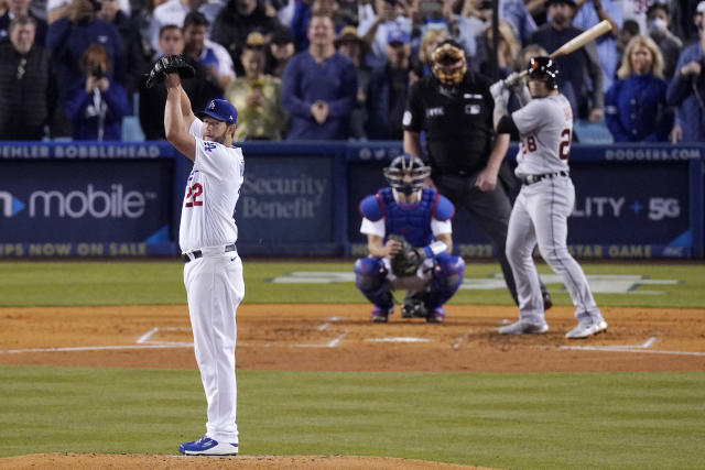 Clayton Kershaw on the Tigers