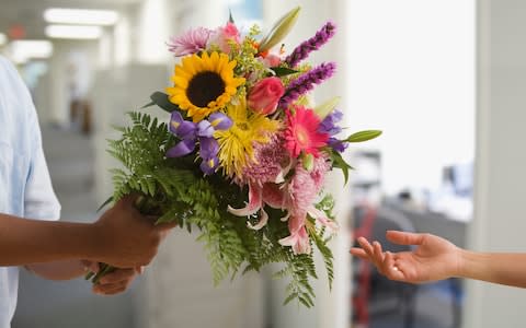 That moment you're sent flowers... - Credit: Getty Images