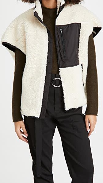 13) Sherpa Bonded Cocoon-Back Vest