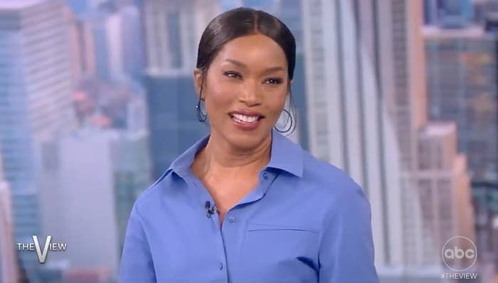 Angela Bassett on "The View" in 2022