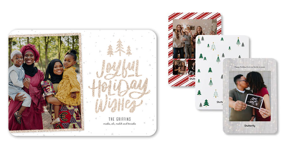 Get a leg up on holiday card mailings. (Photo: Shutterfly)