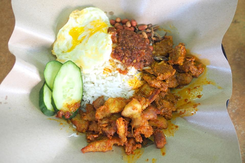Get your pork 'varuval' and 'babi goreng berempah' with 'nasi lemak' at Porking Mad 