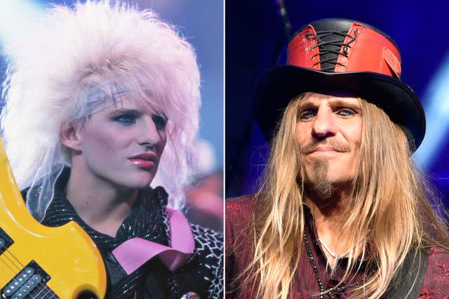 <p>Lynn McAfee/Corbis/VCG via Getty; Rob Grabowski/Invision/AP</p> C.C. DeVille in 1987 and 2018