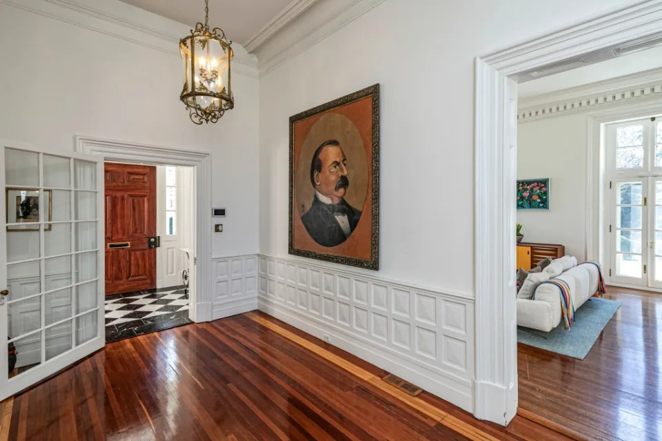 A painting of the president currently hangs in the home. Callaway Henderson Sotheby's International Realty