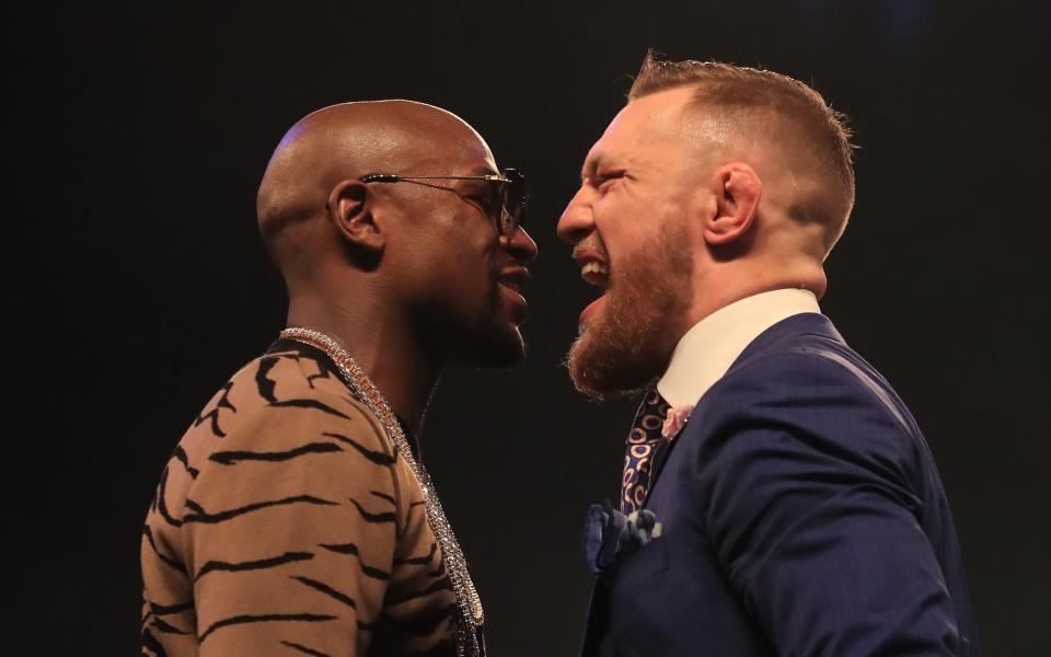 Floyd Mayweather will put his undefeated record on the line against Conor McGregor  - 2017 Action Plus