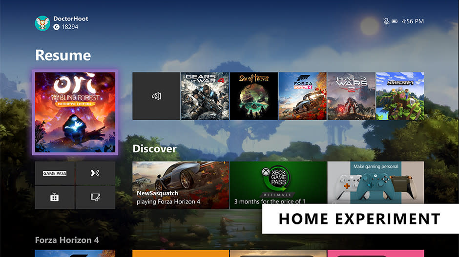 Xbox Dashboard