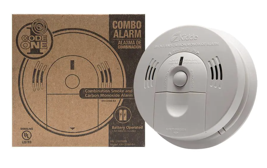 Code One Battery Operated Smoke and Carbon Monoxide Combination Detector with Voice Warning