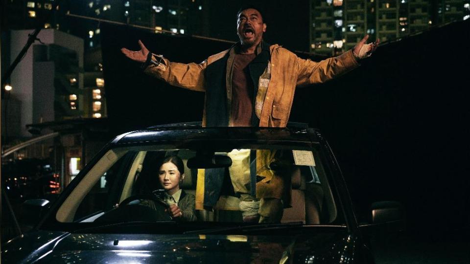 劉青雲在《神探大戰》中展現瘋魔演技。（圖／華映提供）