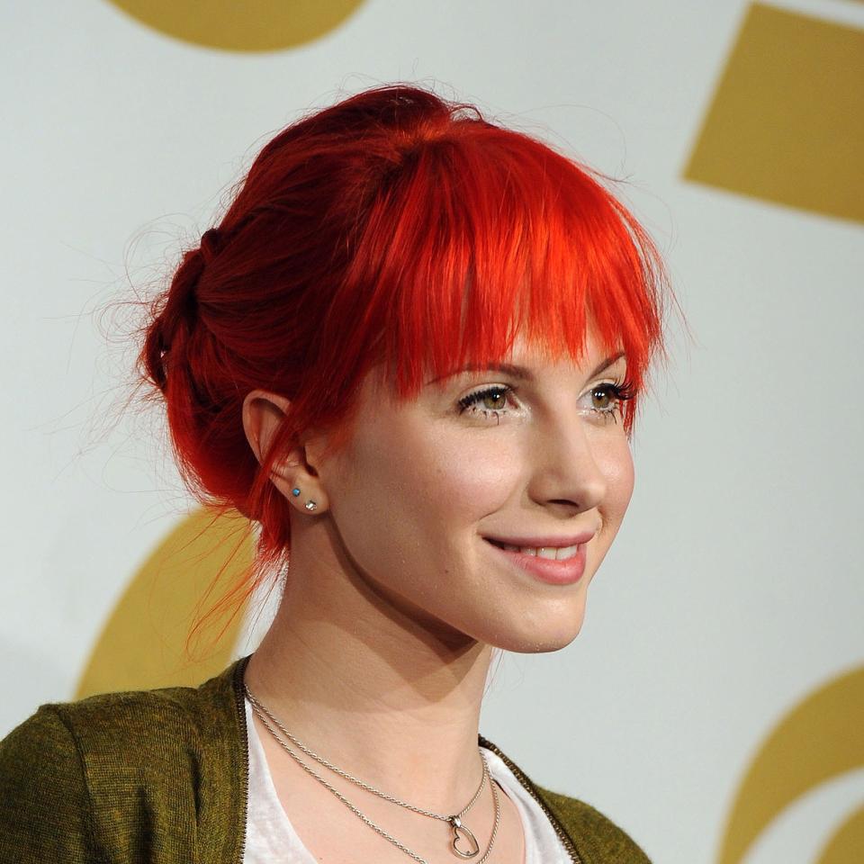 December 2010: Neon Orange With Front-Facing Bangs