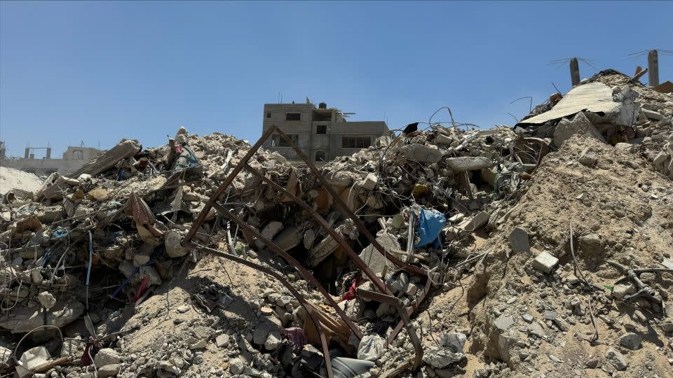 CNN witnessed significant destruction in Rafah, from flattened homes to bombed-out buildings. - Jeremy Diamond/CNN