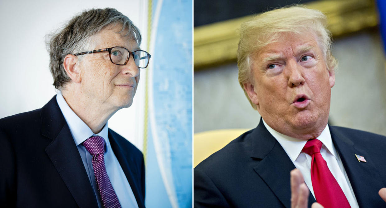 <em>Bill Gates was left unsettled by how much Donald Trump knew about his daughter’s appearance (Pictures: Getty)</em>