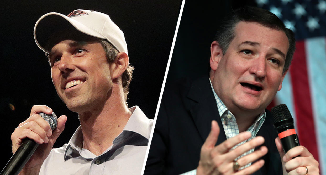 Beto O’Rourke, Sen. Ted Cruz (Photos: Eric Gay/AP, Mike Segar/Reuters)