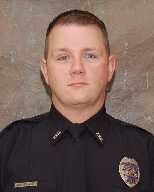 Officer Garrett Crumby, a three-year veteran of the Huntsville Police Department who was killed in the line of duty Tuesday night, previously served for eight years with the Tuscaloosa Police Department. [Submitted photo]