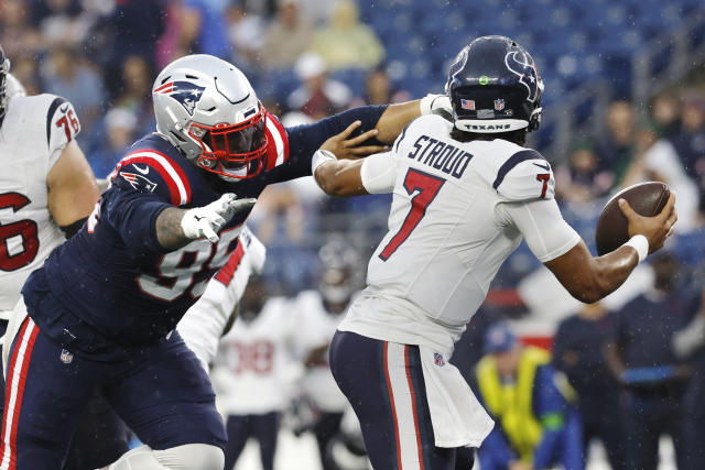 Patriots fall to Texans, 20-9, in shaky pro debut for Houston QB