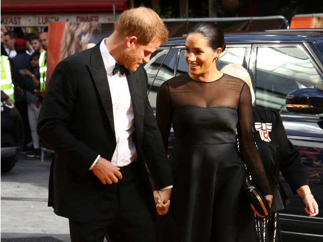 Meghan Markle stunned in a sheer black dress and hugged Beyoncé at 'The ...