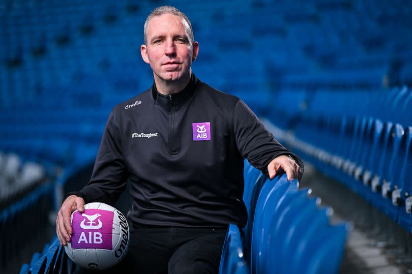 Former Armagh footballer Enda McNulty pictured at the launch of the AIB Volunteer VIP competition at Croke Park