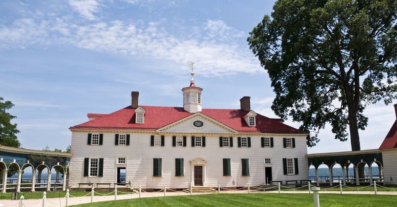 George Washington's House in Mount Vernon, VA