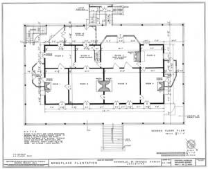 Floor plan of a house