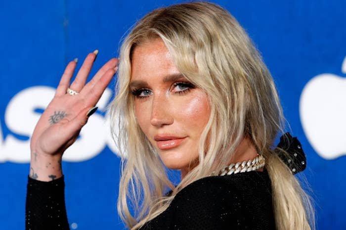 Kesha on a red carpet