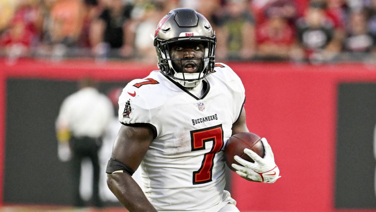 Tampa Bay Buccaneers' Leonard Fournette during the second half against the Green Bay Packers.