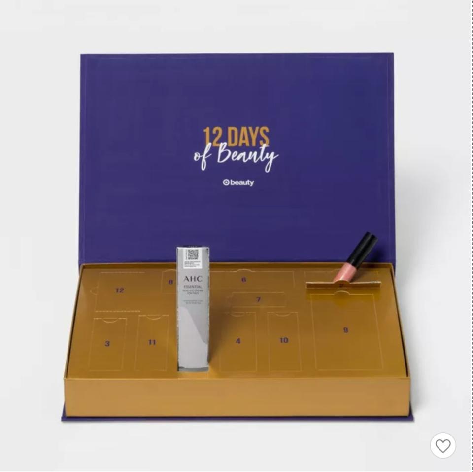 This beauty box from Target makes a perfect stocking stuffer. The 12-piece set features items like dry shampoo, natural deodorant and a plumping mask. &lt;br&gt;&lt;br&gt;<strong><a href="https://www.target.com/p/target-beauty-box-8482-advent-calendar/-/A-77061790" target="_blank" rel="noopener noreferrer">Get the Target beauty box Advent calendar for $19.99</a>.</strong>