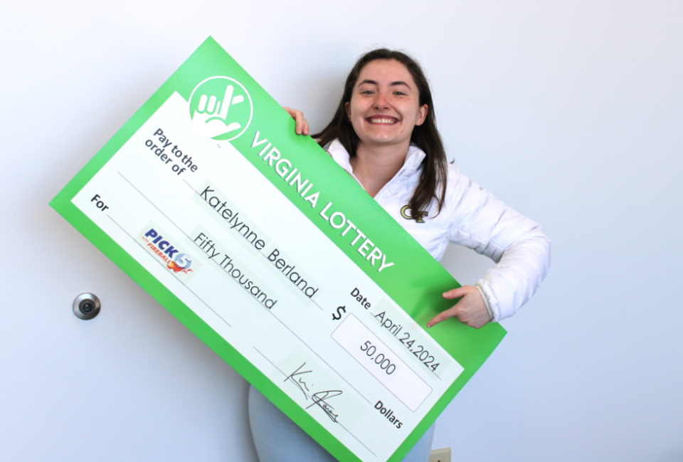 Katelynne Berland bought a Pick 5 lottery ticket while running errands for her mom. Little did she know that her first-time lottery ticket would make her $50,000 richer.