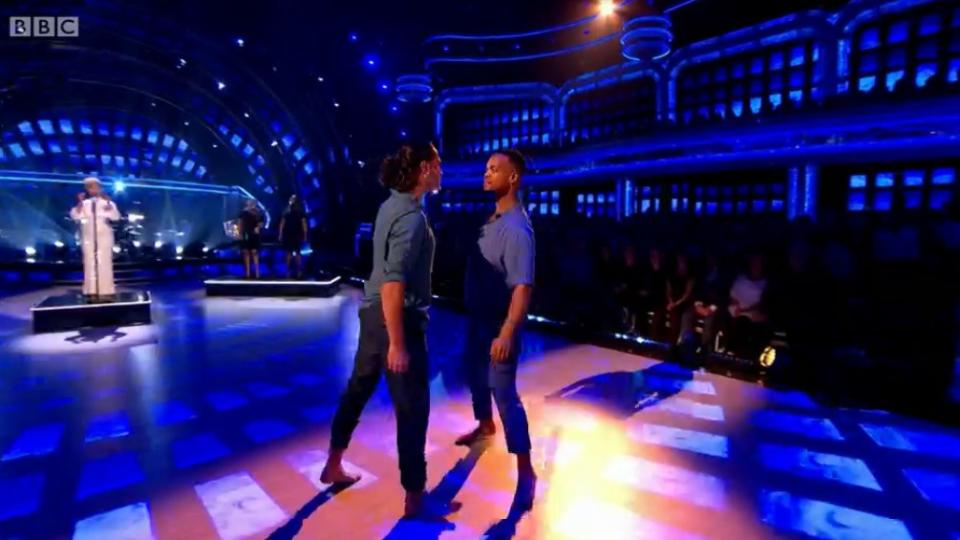 'Strictly Come Dancing' received almost 200 complaints when professionals Johannes Radebe and Graziano di Prima danced together earlier this month (BBC)
