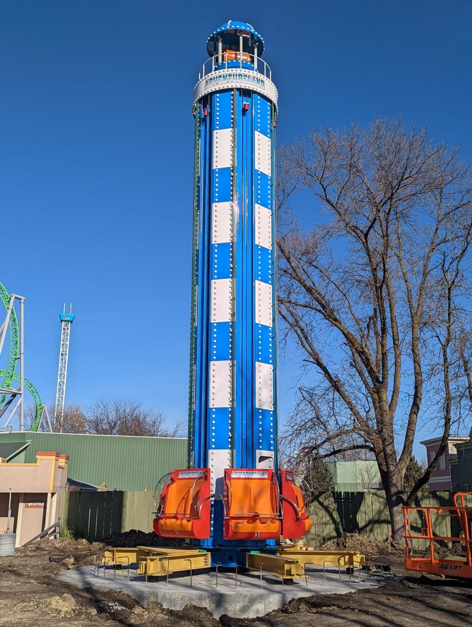 The Lighthouse has already been installed at Adventureland and will be ready for the 2022 season at the amusement park.