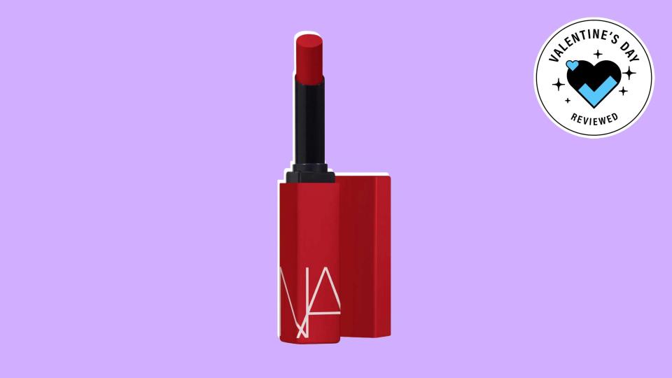 Brighten up your lips with the bold Nars Powermatte Long-Lasting Lipstick.
