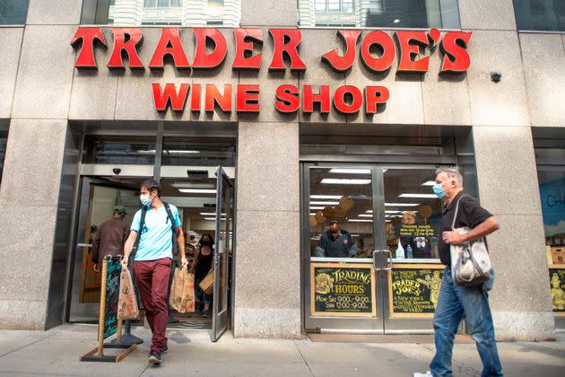 Workers were trying to unionize the Trader Joe's Wine Shop in New York City when the company suddenly closed it last week. (Photo: Alexi Rosenfeld via Getty Images)