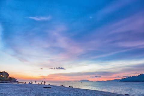 A beach in Kiribati - Credit: GETTY