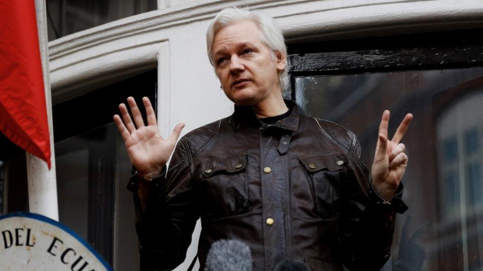 Julian Assange’s father wants the Australian government to bring his son home. Source: REUTERS/Peter Nicholls