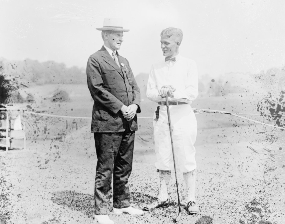 Calvin Coolidge and Bobby Jones