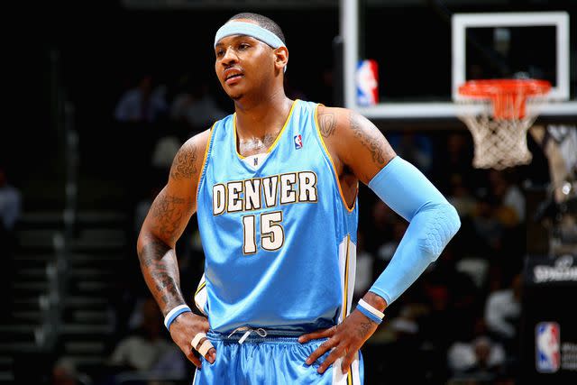 <p>Ned Dishman/NBAE via Getty</p> Carmelo Anthony