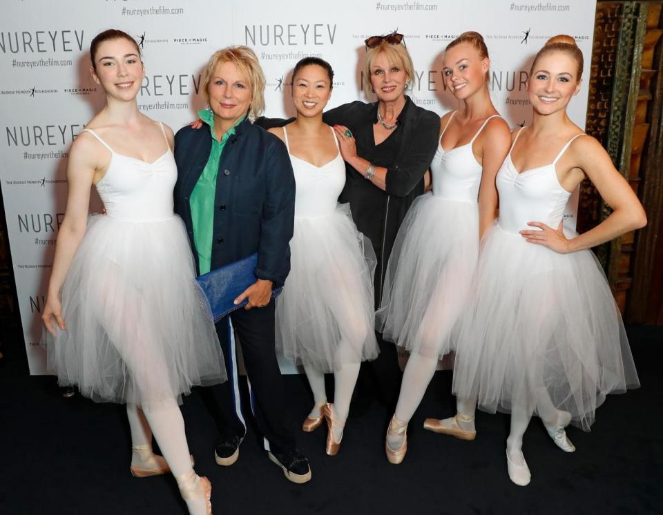 Ab Fab: Jennifer Saunders and Joanna Lumley (Photo by David M. Benett/Dave Benett/Getty Images) (Dave Benett/Getty Images)