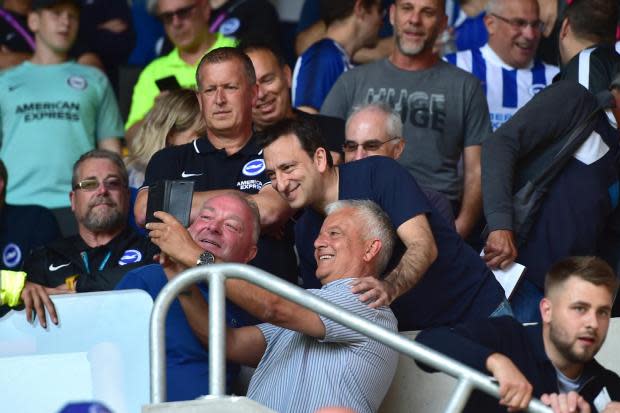 Brighton chairman Tony Bloom was hugely proud as his side came ninth