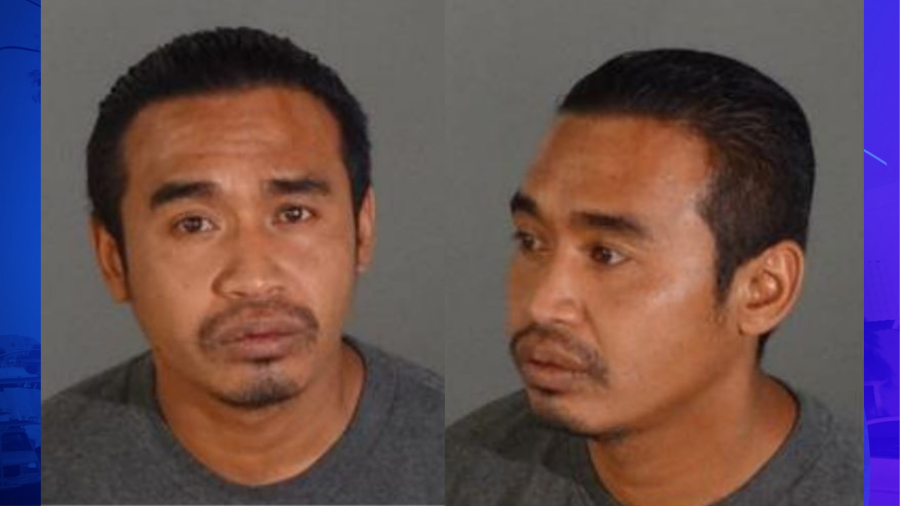 The suspect, Savin Seng, 38, is wanted for murder of Gabriel Isiguzo, 20, in North Hills on March 7, 2022. (Los Angeles Police Department)
