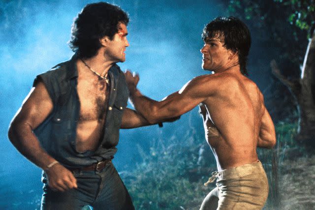 <p>Mgm/Ua/Kobal/Shutterstock</p> Patrick Swayze in 'Road House'