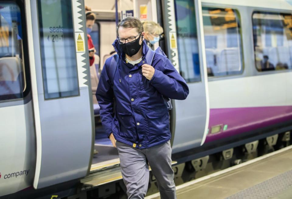 New figures show commuter journeys on Britain’s railways remain at less than half of pre-pandemic levels (Danny Lawson/PA) (PA Archive)