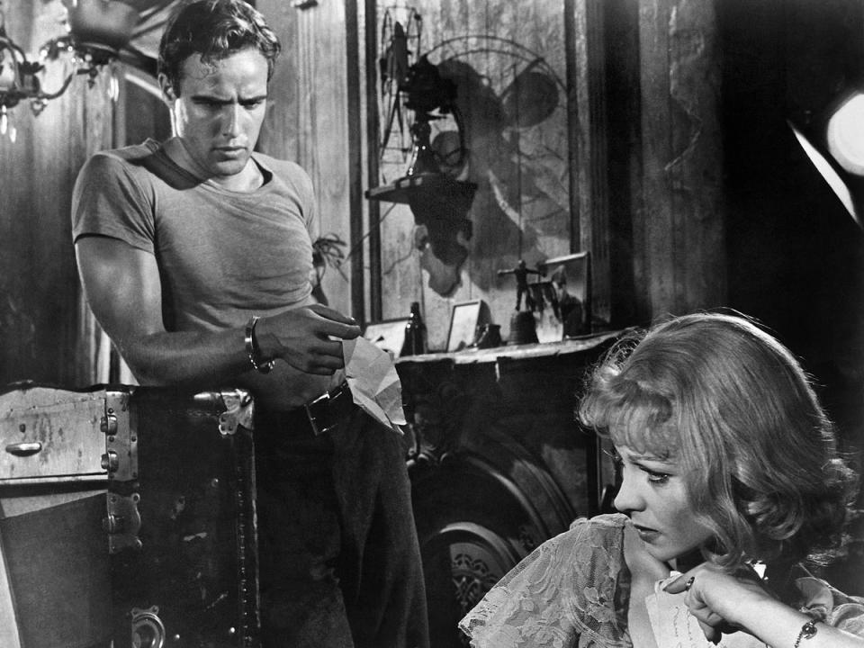 Marlon Brando and Vivien Leigh in 'A Streetcar Named Desire' (Rex)