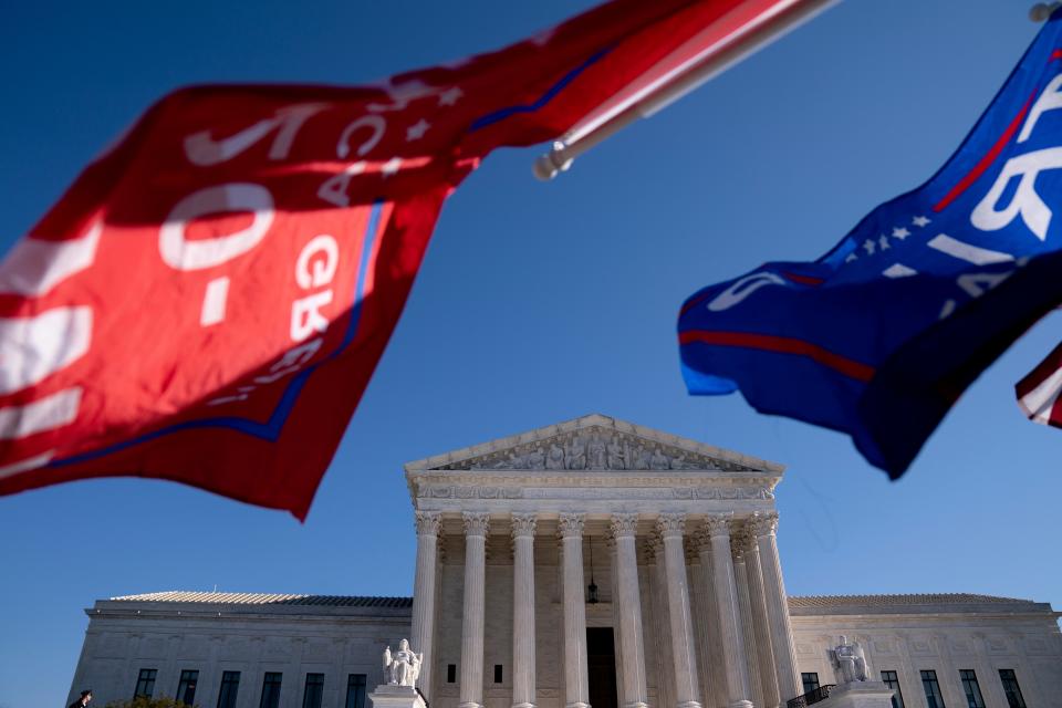 The Supreme Court has consistently ruled against lawsuits backed by the Trump campaign challenging the 2020 election results. (Getty Images)