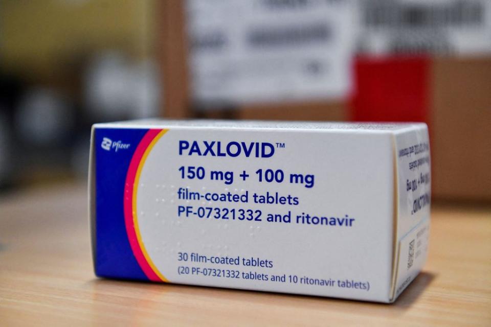 輝瑞表示，Paxlovid預防同住者感染成效不彰。 （路透）